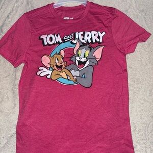 Size small Tom and Jerry Kids Pink T-Shirt